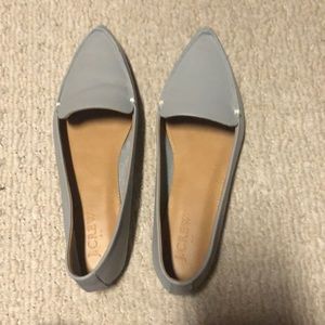 Gray J Crew flats